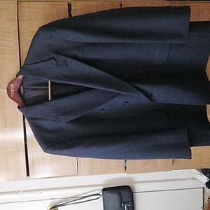 Oscar de la Renta Navy double breastfed sport coat 44R